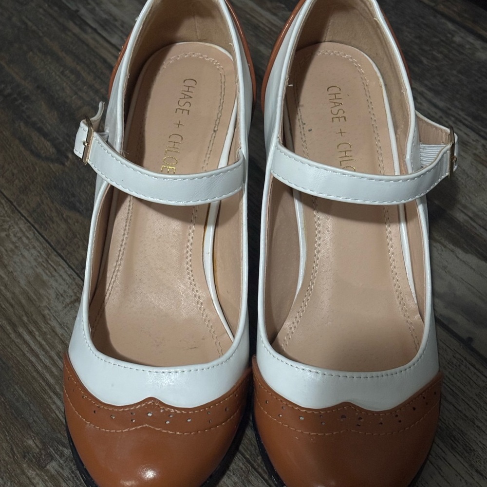 Chase + Chloe Mary Jane Oxford Heels – Size 8.5M - Picture 3 of 6